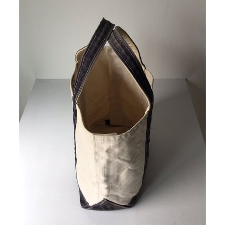 LLBean LLビーン エルエルビーン Boat & Tote  ボート&トート  バッグ  鞄  USA製 ナチュラル/ブラック Used  中古品