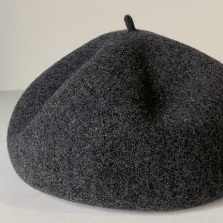 french bull フレンチブル  ベレー帽 フェルト グレー size free 中古美品
