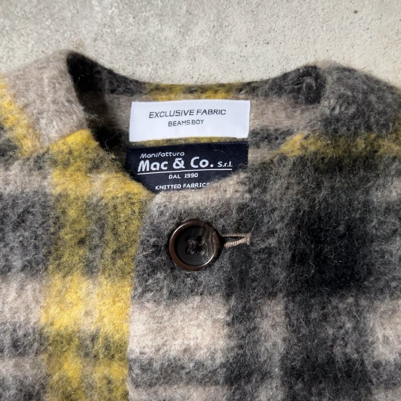 H様おまとめ品 BEAMS BOY ビームスボーイ ノーカラータータンチェック