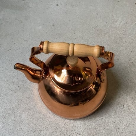 morico モリコ  森井金属製  コッパーケトル 1.6L  銅やかん 銅ケトル 天然木材持ち手＋摘み シンプルデザイン 未使用 箱有り