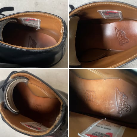 REDWING  レッドウィング  ポストマンシューズ チャッカ 9196 黒 US6 1/2 D　アメリカ製 made in USA 中古良品