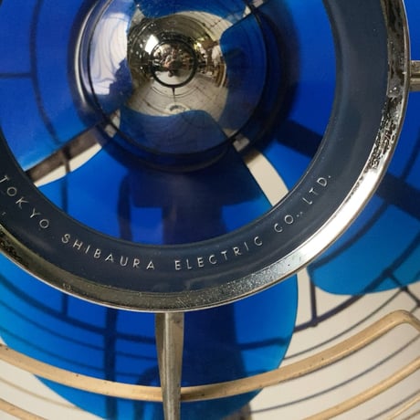 Toshiba 東芝  東京芝浦電気  ヴィンテージ扇風機 ランプ付き 一体型ライト 近未来デザイン 1960s タワー型ランプ レトロ家電 希少 幻の逸品 稼働品 良品　A(ホワイト)