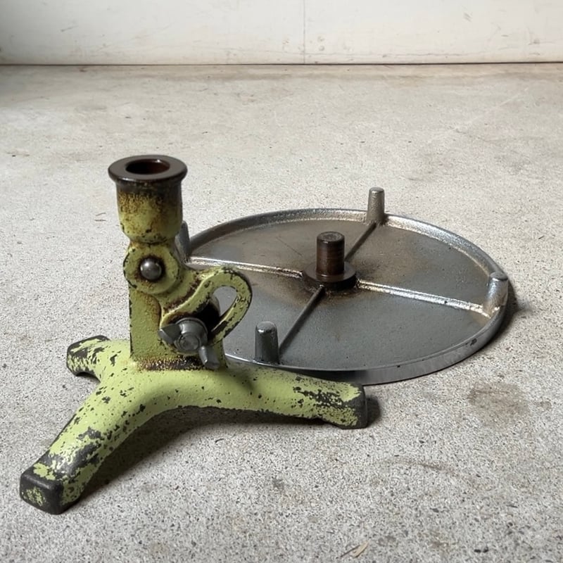 アンティーク　水晶玉　レディメイド　オブジェ　鉄線　ビンテージ　古道具 鉄製 燭台 手燭 アンティーク ヴィンテージ キャンドル・キャンドル