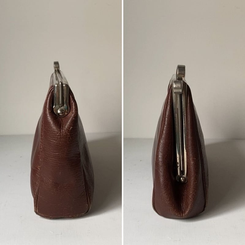 ヴィンテージ がま口 クラックバッグ ポーチ セカンドバッグ