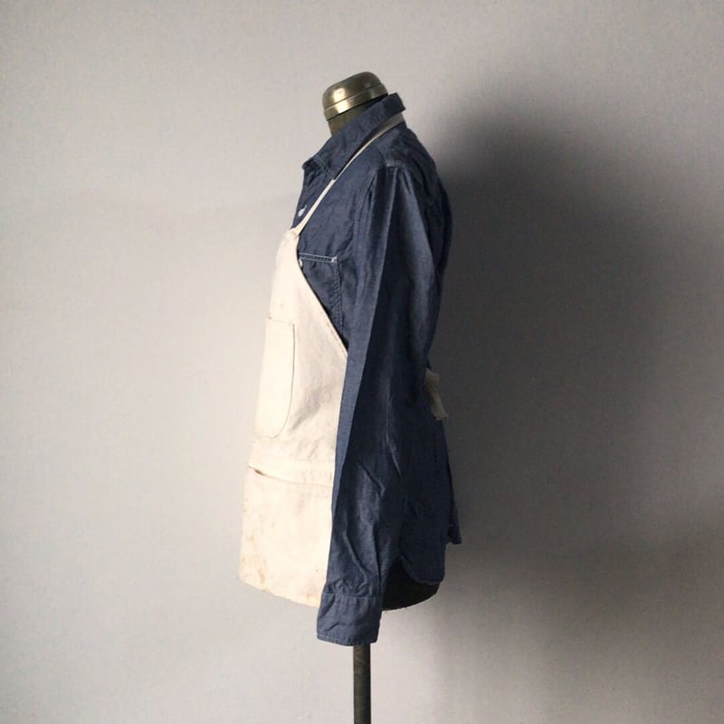 USA製 ヴィンテージ ワークエプロン Wポケット ヘビーオンス