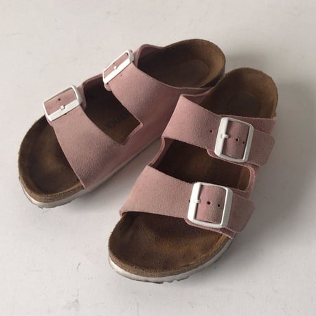 BIRKENSTOCK ビルケンシュトック Arizona SFB  アリゾナ ソフトフットベット ローズ(ライトピンク) size 37 (24cm) 中古品