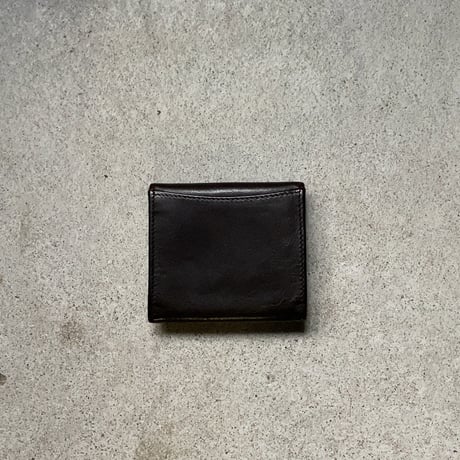 Salvatore Ferragamo サルヴァトーレ フェラガモ  ガンチーニ  レザー コインケース  ダークブラウン/ゴールド金具  中古良品