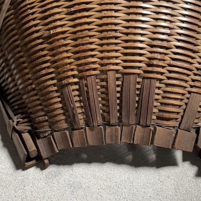 昭和レトロ 竹細工 片口ざる 竹ざる 4個セット 片口ざる 竹細工 竹かご 竹ざる 竹籠 古道具 古民具 農具 ザル