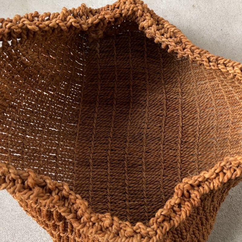 F / style エフスタイル シナの縄のマルシェバッグ トートバッグ かご