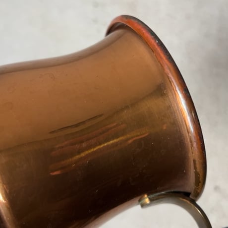 COPPER100 HOMEWARE コッパー100ホームウェア 新光金属  純銅マグカップ2個セット 340ml  S-588  ビアマグ 銅マグ コップ  中古品