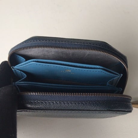 POSTALCO Kettle Zipper Wallet Small | Navy  ポスタルコ ケトルジッパーウォレット スモール  ネイビー(紺)  中古極美品