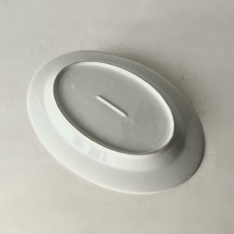 1970s Vintage 日本製 業務用 オーバルプレート  カレー皿 洋食皿 純喫茶 カレー専門店 白磁食器