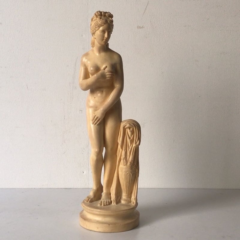 A.Santini サンティーニ 裸婦像 イタリア製 ヴィンテージオブジェ 石膏 