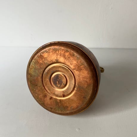 COPPER100 HOMEWARE 新光金属 コッパー100 ホームウェア 純銅ケトル 銅製やかん  木製ハンドル 木製摘み 槌目素地 USED