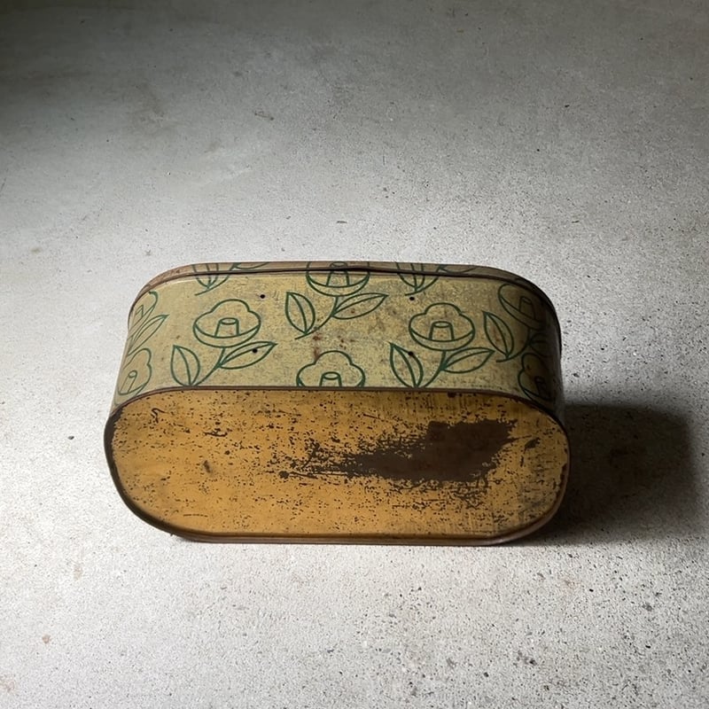 資生堂　石鹸缶 SHISEIDO 古い資生堂の石鹸缶(収納箱、小物入れ) 戦前 ドーム型