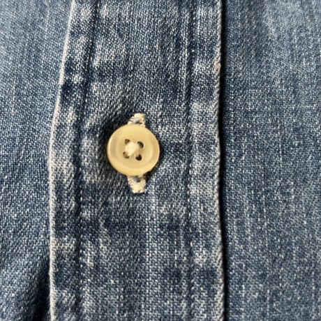 RALPH LAUREN ラルフローレン デニムシャツ シャンブレーシャツ ボタンダウン ポニー刺繍  size SP  POLO ポロ 中古美品