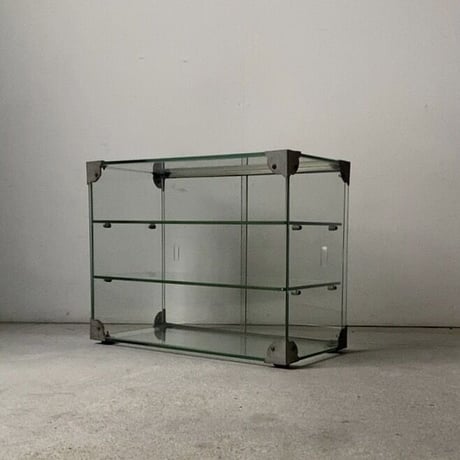 【あっこば】アンティーク　ガラス ショーケース　ガラス張り　古物 ks‐0734 曲面ガラスショーケース 大型 | antiques-educo online shop
