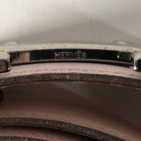 HERMES エルメス コンスタンス Hバックル  Hベルト5382  タデラクト  ピンク/ゴールド  リバーシブル  シルバー金具  L刻印  2008年製   85 /32mm幅  中古美品