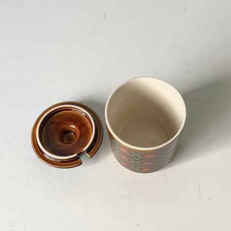 Hornsea ホーンジー社  BRONTE ブロンテ　イギリス ヴィンテージ シュガーポット  美品  made in England