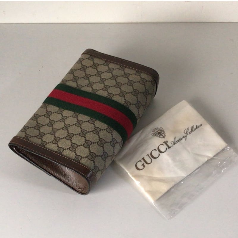 GUCCI グッチ オールドグッチ クラッチバックGG柄 セカンドバック 