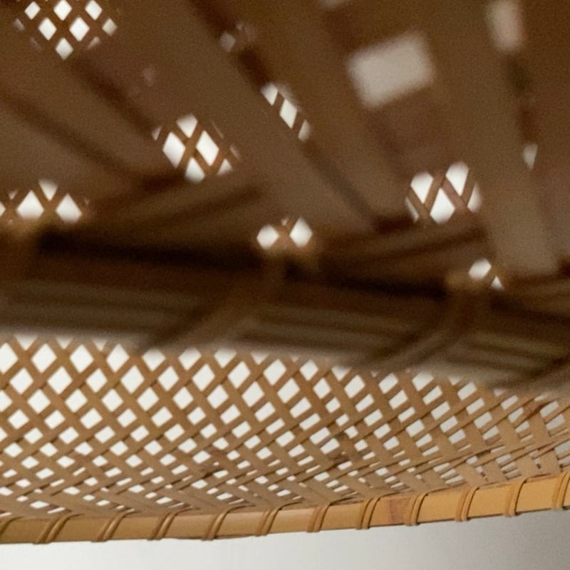 yamagiwa ヤマギワ 近藤昭作 「竹のあかり」3灯タイプ 横楕円型 yamagiwa ヤマギワ 近藤昭作 「竹のあかり」3灯タイプ 横楕円型