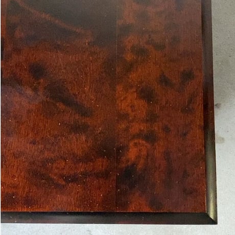 北海道民芸家具  樺材無垢  引出し文机  幅約95cm 座卓 ローデスク ローテーブル ミニテーブル 小机 日本製 民藝家具 HM420