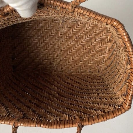 Dragon Diffusion ドラゴンディフュージョン トートバッグ Kamakura 1 medium basket 8900 ブリティッシュタン 2020年ss 極美品