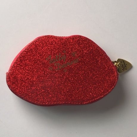 tatty devine タティ ディバインとワイルド&ウルフのコラボ作品、コインパース   唇コインケース  くちびる  クチビル  歯科矯正 モチーフ カードケース  中古美品
