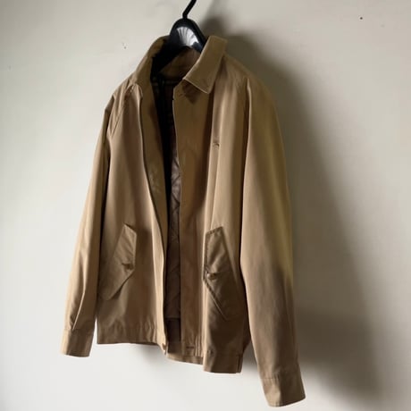 BURBERRY LONDON バーバリーロンドン キルティングライナー付き スイングトップ ベージュ 刺繍ロゴ ノバチェック ユーズド 中古 イギリス古着 美品範疇