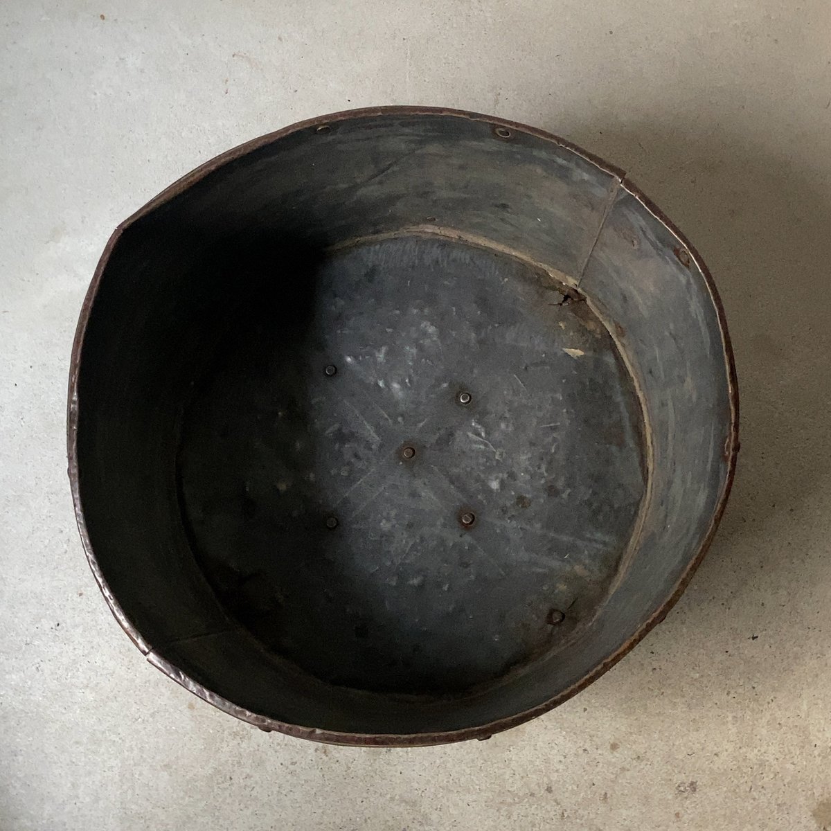 タライ　ボウル　鉢　レトロ　アンティーク　古民具　ガーデン雑貨　希少　大昔 タライ ボウル 鉢 レトロ アンティーク 古民具 ガーデン雑貨 希少 大昔