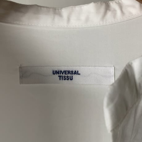universal tissu　ユニヴァーサルティシュ　ut222op022 コットン ギャザー ワンピース レース処理 中古美品