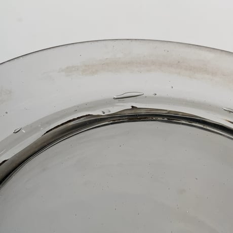 アンティーク大型ガラスポット 高さ31cm苺型古い硝子の保存瓶 硝子瓶 ガラス瓶 花器 金魚鉢 ベタ鉢 メダカ鉢 大正期 吹きガラス  ゆらゆら気泡ガラス 地球瓶