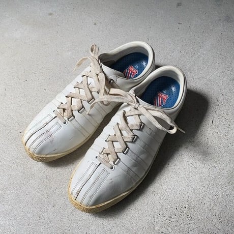 K-SWISS ケースイス Classic 88(クラシック88)  レザースニーカー size10 27cm  80s 90s ヴィンテージスニーカー テニスシューズ サーファー 白レザー
