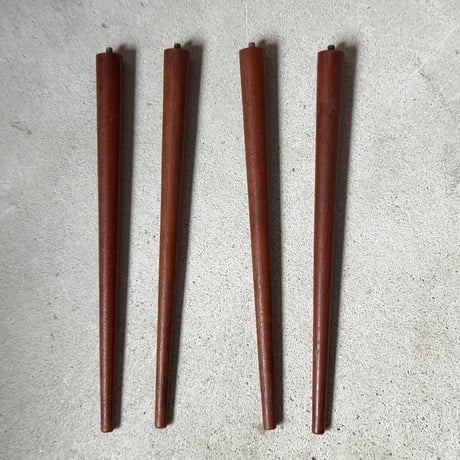 Yamaguchi 山口木材工芸　サイドテーブル コーヒーテーブル ミニテーブル 1970s ジャパンヴィンテージ  木製無垢/真鍮  美品