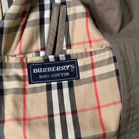 BURBERRYS バーバリーズ  丸善(MARUZEN)ダブルネーム 70s 80s バルマカーンコート イギリスヴィンテージ ステンカラーコート トレンチコート シングル 古着 中古良品