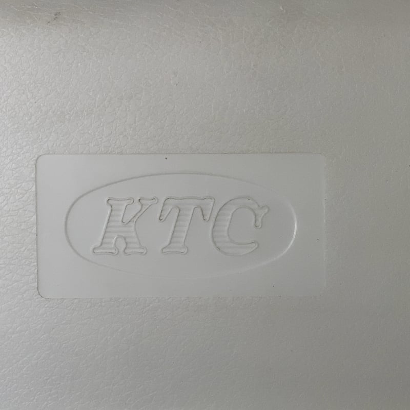 KTC ケーティーシー オールドツールボックス 白/黒 両開き 古い工具箱