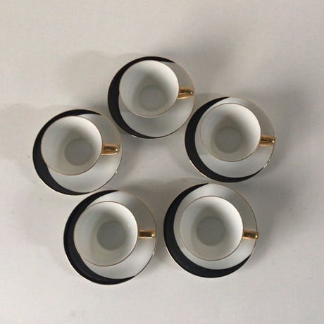 MYOJO CHINA 明星チャイナ カップ&ソーサー 5客セットヴィンテージカップ