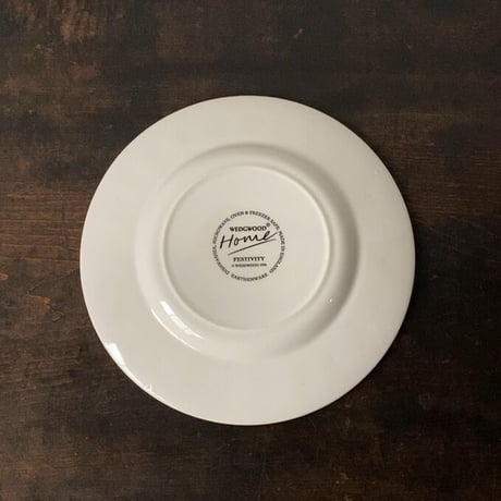 WEDGWOOD ウェッジウッド フェスティビティ(1枚の価格) プレート 21cm アイボリー 90s ヴィンテージ イギリス製 made in england  ストック14枚