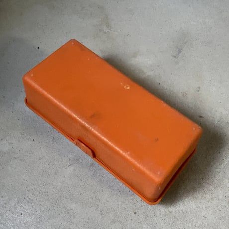 RUBICON オールドルビコン 小さなタックルボックス ルアーボックス 釣り具入れ  1970年代 ヴィンテージツールボックス 工具箱 トレーあり 良品