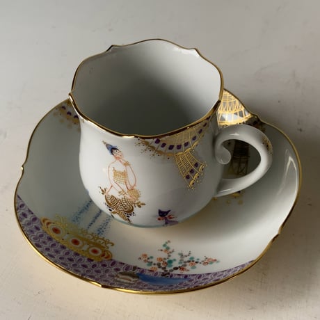 MEISSEN  マイセン  アラビアンナイト  千夜一夜物語  コーヒーC/S（23582）No.1 (モチーフ1番) 未使用品