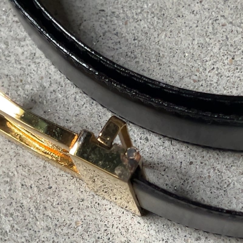 CELINE オールドセリーヌ 馬車金具 バックル レザーベルト