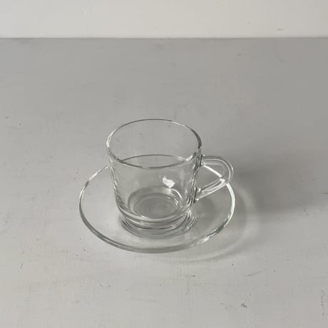 ADELEX アデレックス　カップ＆ソーサー 2客セット 耐熱強化グラス  未使用品
