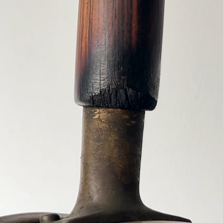 Old COPPER100 HOMEWARE 新光金属 コッパー100 ホームウェア 純銅片手鍋 木製ハンドル 木製摘み 銅鍋 ヴィンテージキッチンツール