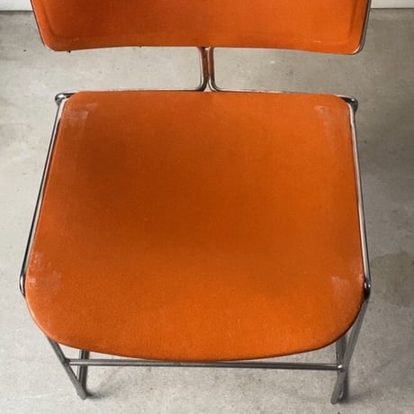 Steelcase社製 スタッキングチェア 50s 60s ミッドセンチュリー スチールケース  古い椅子 アメリカヴィンテージ USA ダイニング