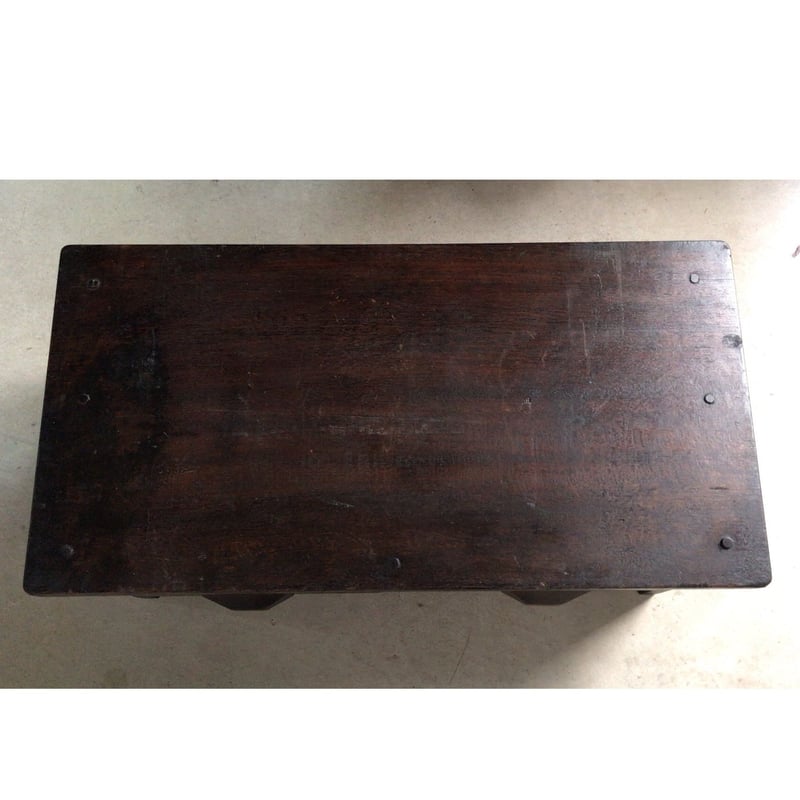 引き出し付き花台 飾り台 香炉台 民藝 デザイン 経机 古家具 古道具