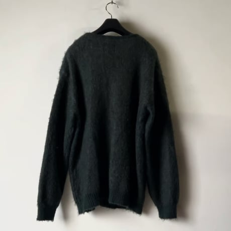NEEDLES ニードルズ モヘアカーディガン ダイヤモンド ビリジアン/ピンク/クリームイエロー　size L メンズ  NEPENTHES ネペンテス 中古美品