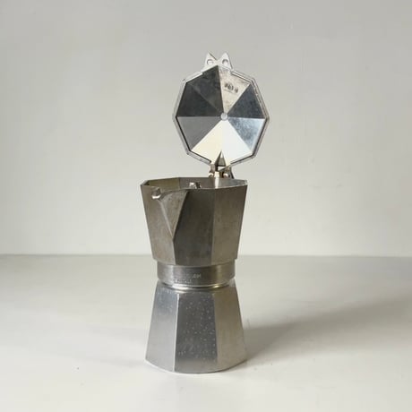 BIALETTI ビアレッティ モカエキスプレス 3カップ 直火式 コーヒーメーカー エスプレッソメーカー マキネッタ 永久定番 1977年製 ヴィンテージ クルジナッロ工場製 下段マーク 中古良品