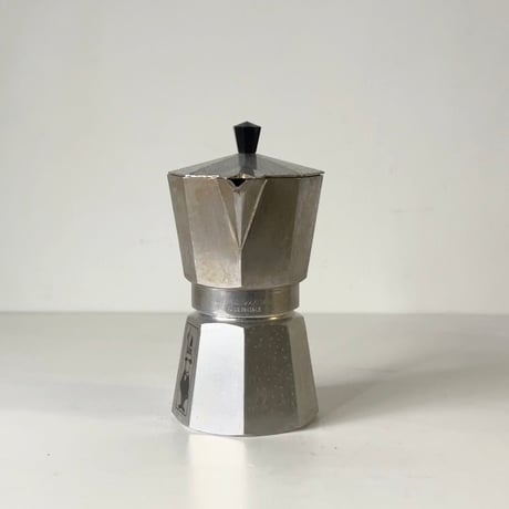 BIALETTI ビアレッティ モカエキスプレス 3カップ 直火式 コーヒーメーカー エスプレッソメーカー マキネッタ 永久定番 1977年製 ヴィンテージ クルジナッロ工場製 下段マーク 中古良品