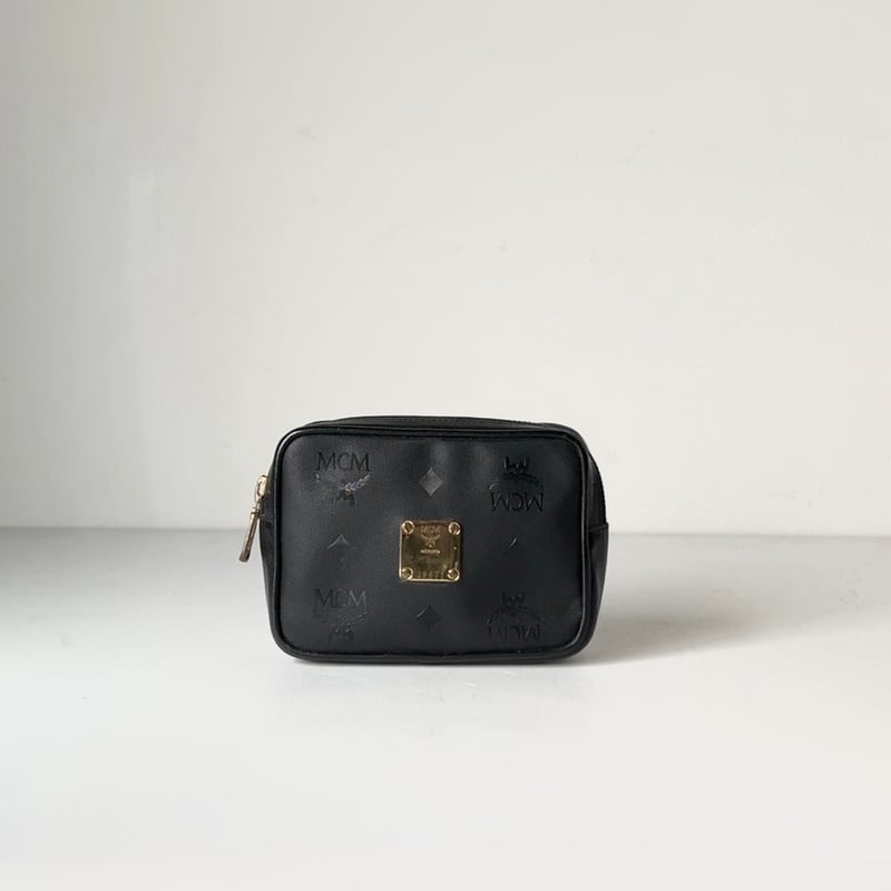 MCM オールドエムシーエム ヴィセトス柄 モノグラム ブラック