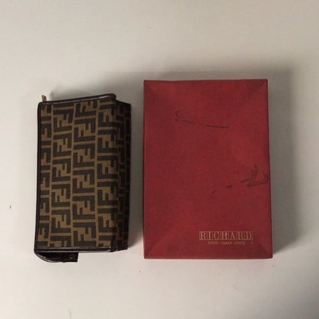 FENDI フェンディ　ズッカ柄三角ポーチ　ヴィンテージ　リチャード購入品　箱包み有り。中古品